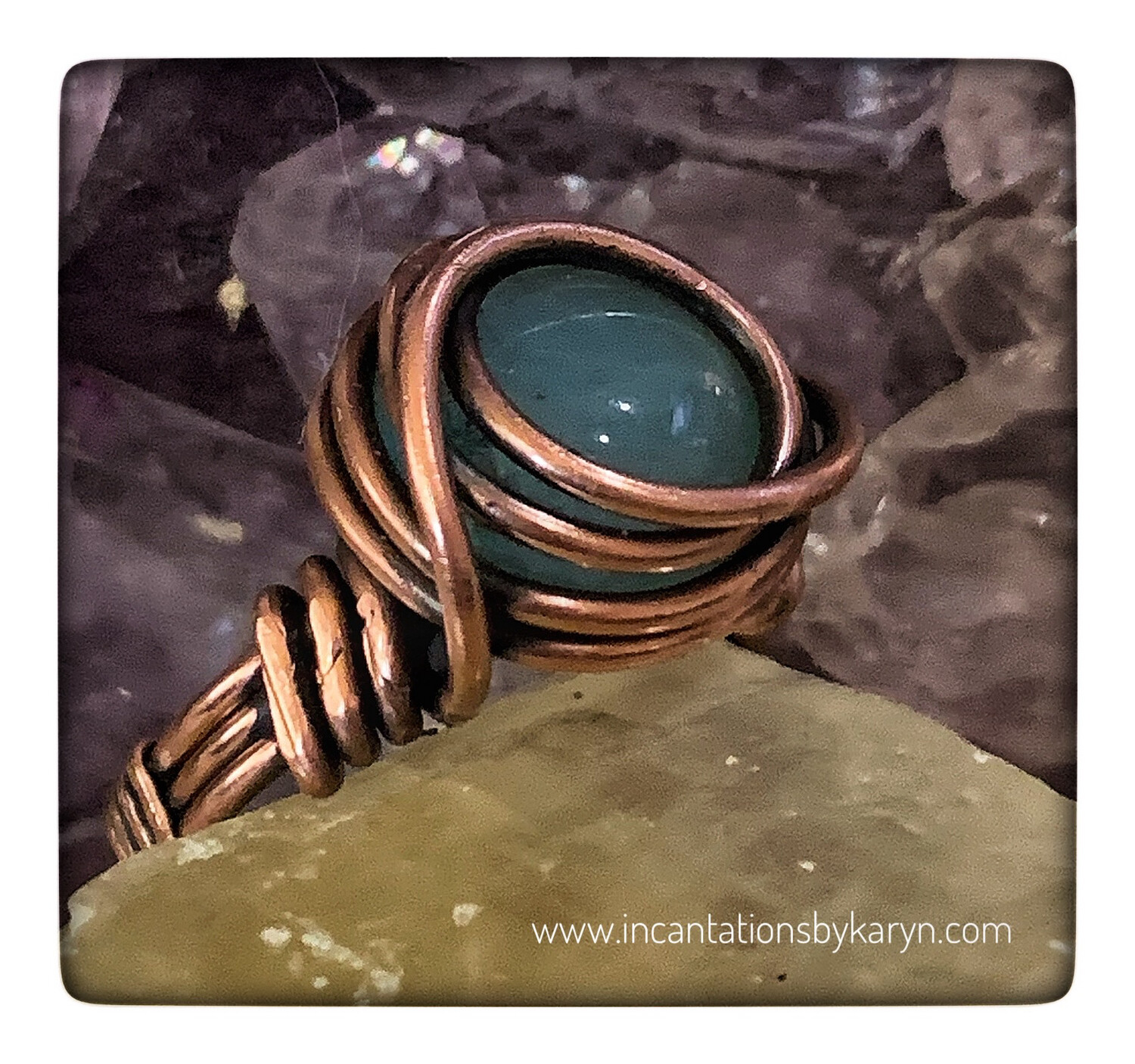 Aquamarine Statement Ring
