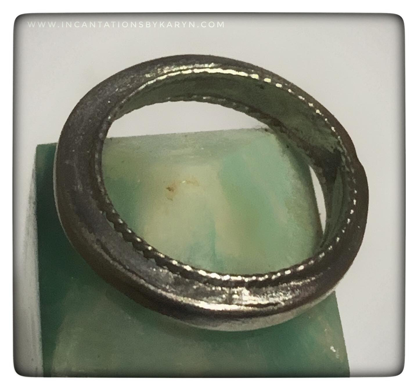 Chunky sterling silver ring