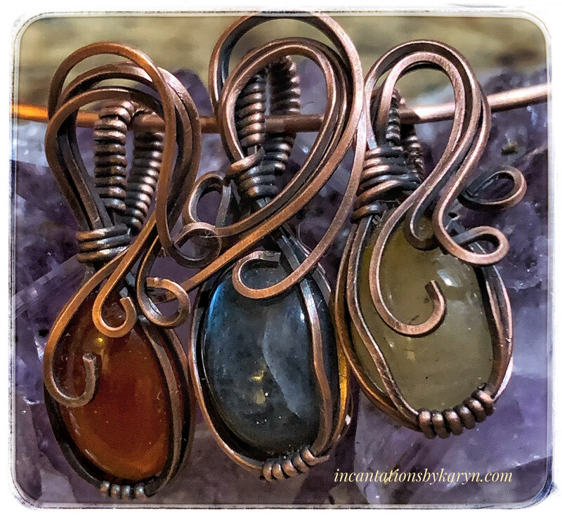 Mini copper pendants
