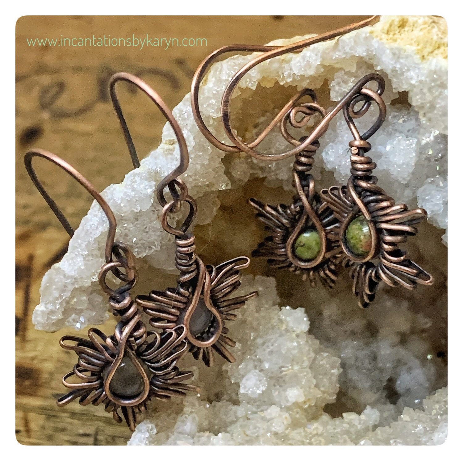 Sunburst Earrings 
