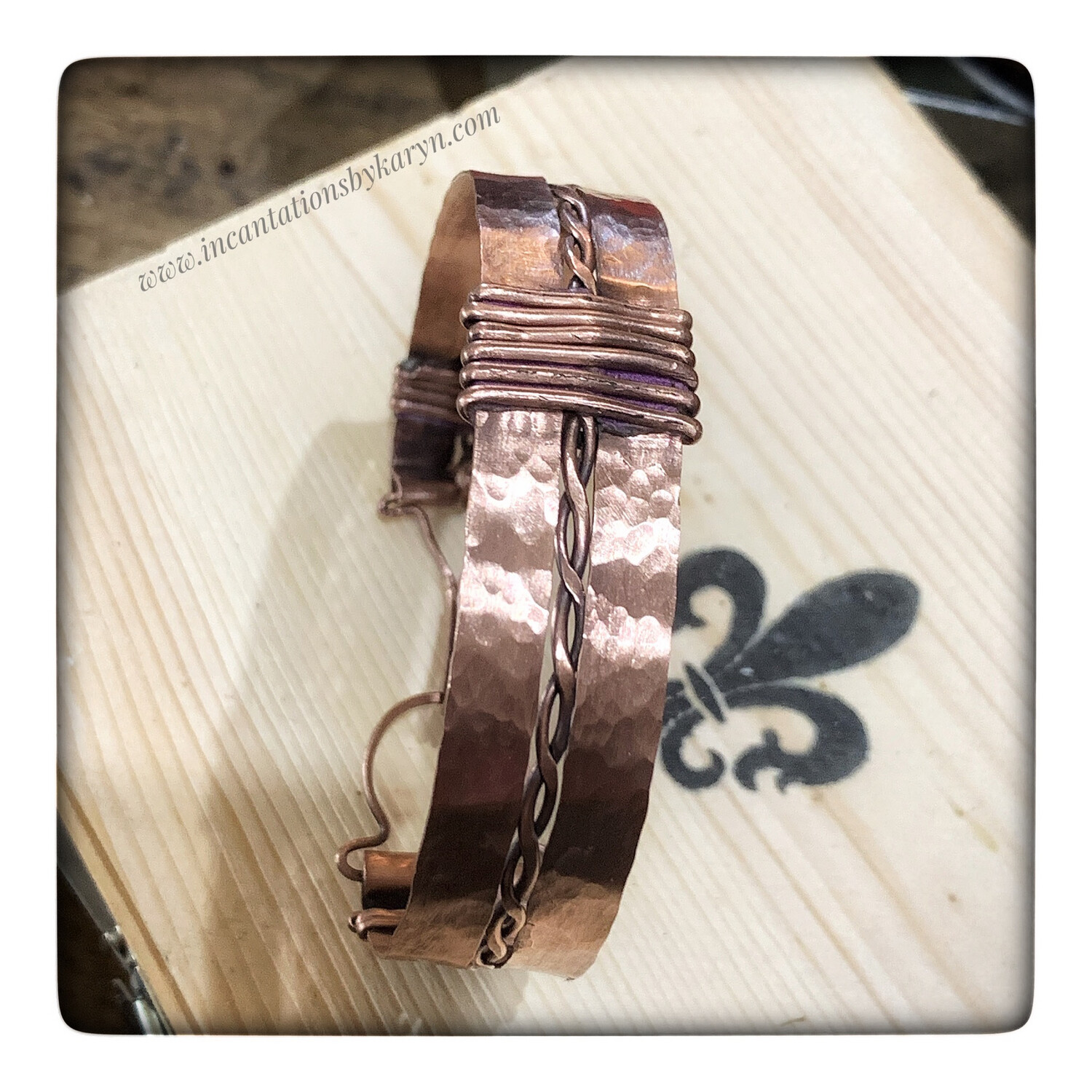 Braided Copper Cuff