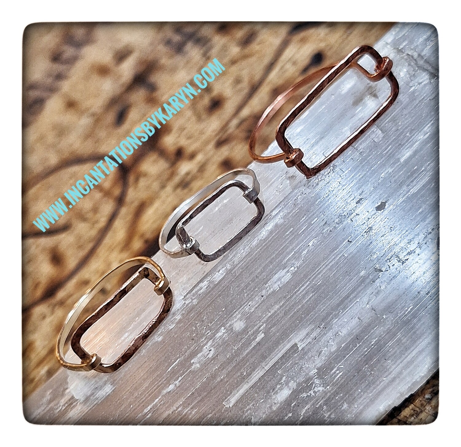 Rectangle Rings (3 metals)