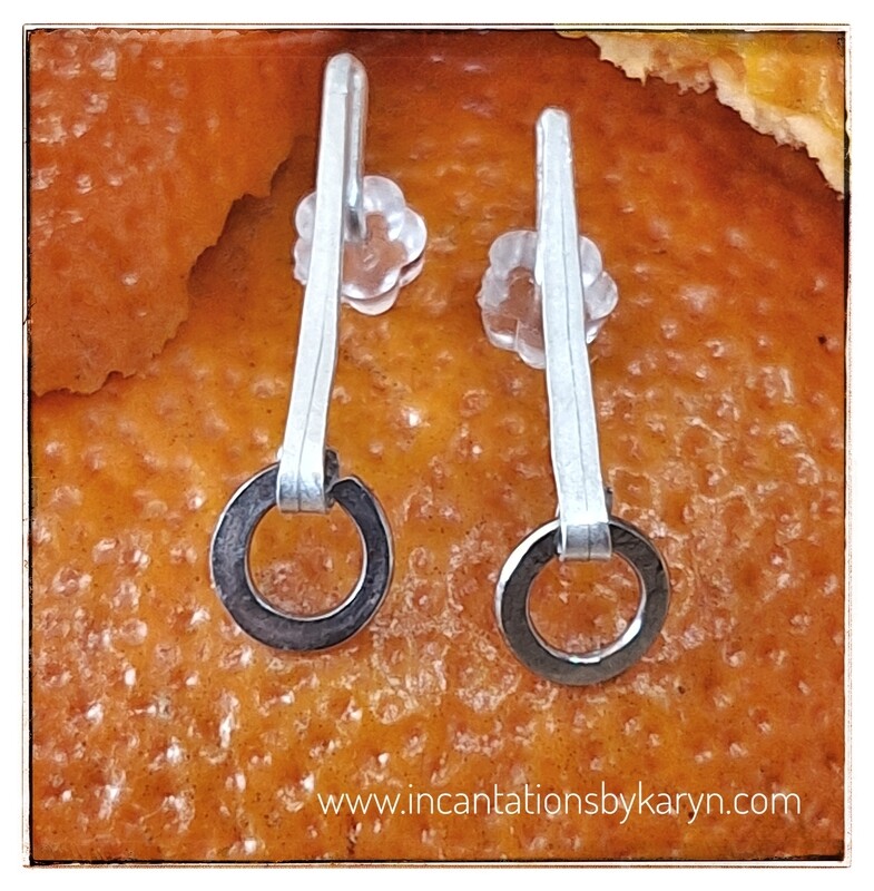 Sterling mini post earrings