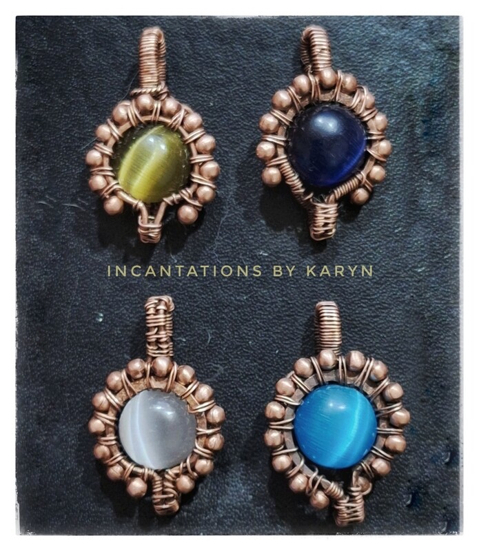 Mini Cats Eye Pendants