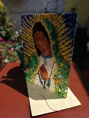 Vitromosaico de la VIrgen de Guadalupe