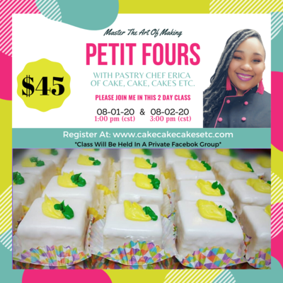 CCC: The Art Of Making Petit Fours
- You must download the digital file IMMEDIATELY after purchase. (Expires in 24hrs)
- If you allow the access link to expire you will need to REPURCHASE the class.