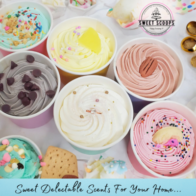 SWEET SCOOPS ~ Handcrafted Scoopable Wax Melts (NON-EDIBLE)