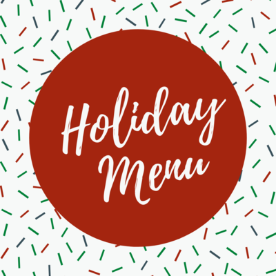 December Holiday Menu