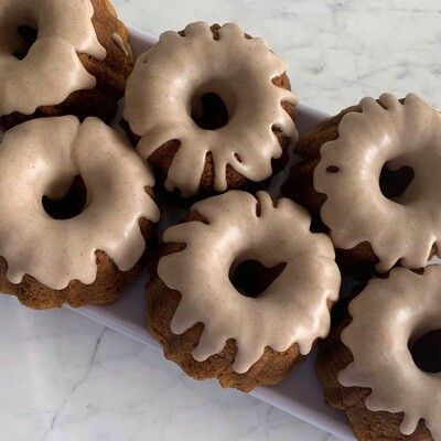 Pumpkin Giant Bundtlettes (DF) (Half Dozen) - THXGIVING ONLY FOR 11/25 OR 11/26