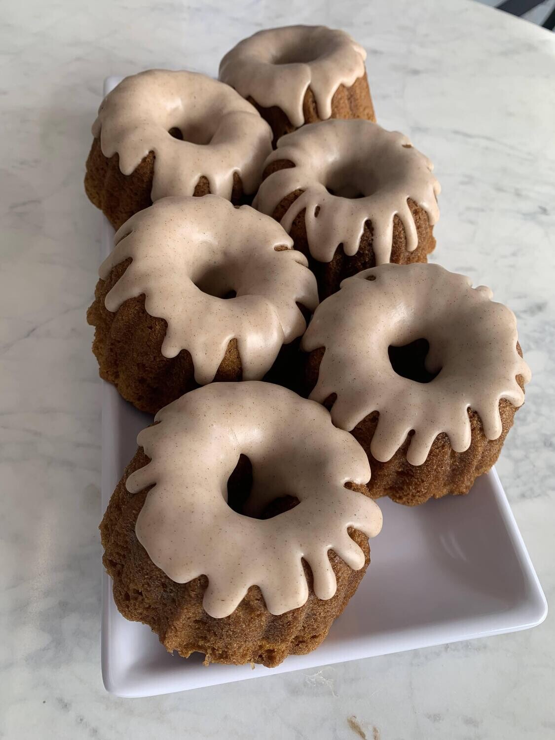 Pumpkin Bundtlettes (DF) (Half-Dozen)