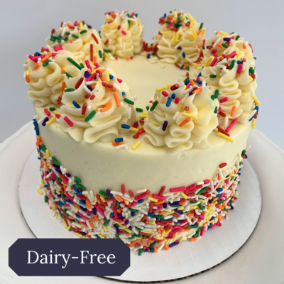 SprinklePalooza Cake (Dairy-Free)