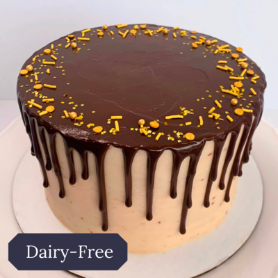 Chocolate Raspberry Cake (Dairy-Free)