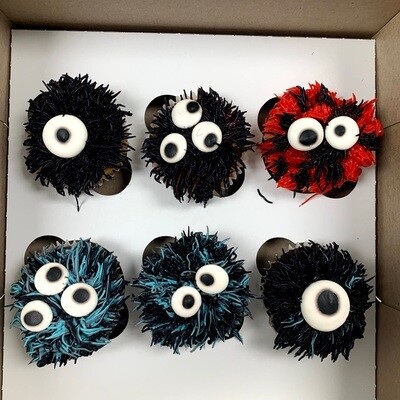Monster Cupcakes (4 or 6 pack) (DF Available) - Oct. Special Monster Cupcakes (4 or 6 pack) (DF Available) - Oct. Special