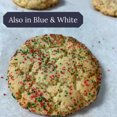 Festive Sugar Cookies (Half-Dozen)