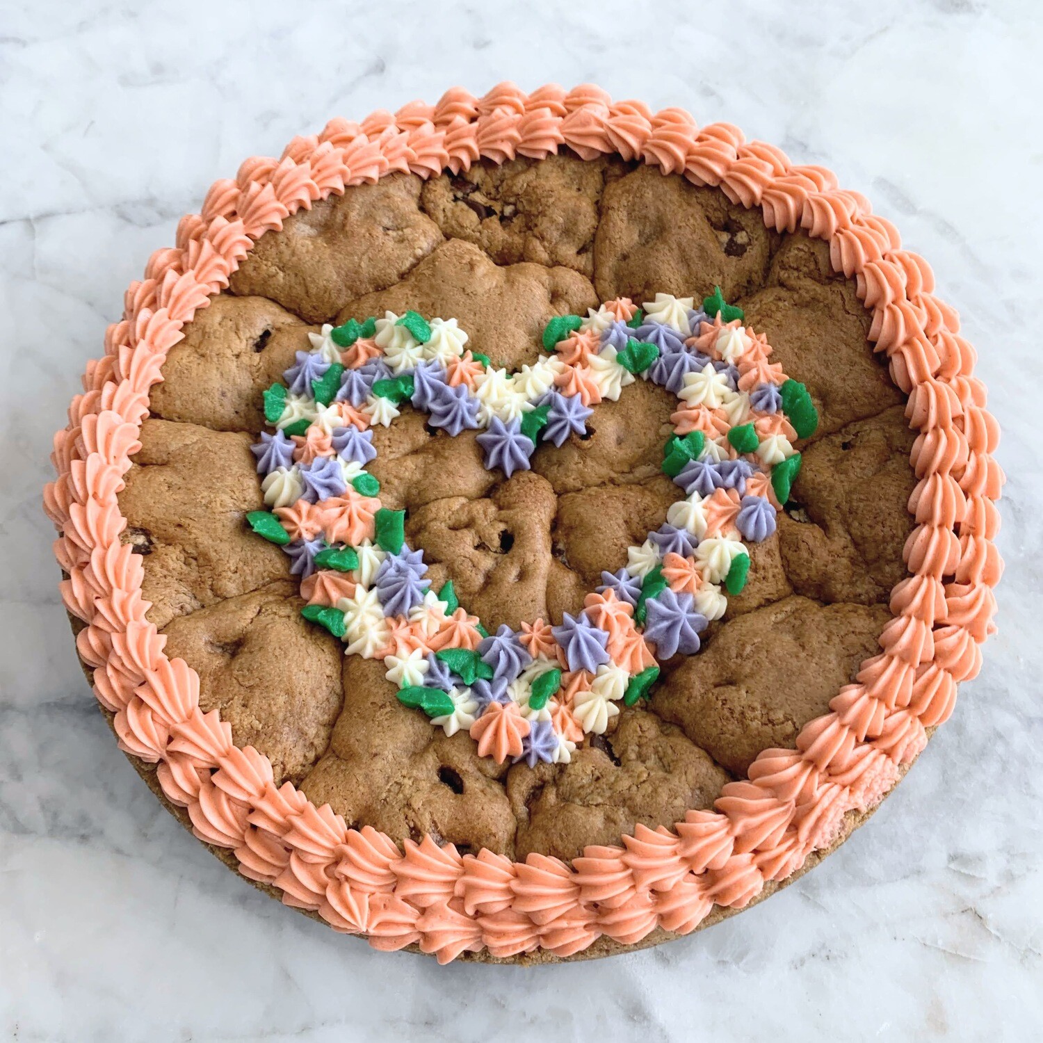 Heart Wreath Cookie Cake (DF available) - May Special