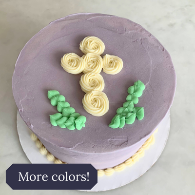 10&quot; Cross Cake (Serves 30-42)
