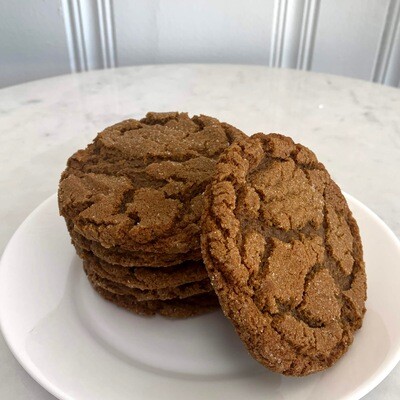 Ginger Molasses Cookies (Half Dozen) (DF)