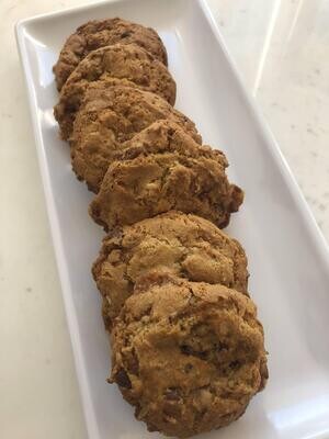 Toffee Pecan Cookies (Half Dozen)