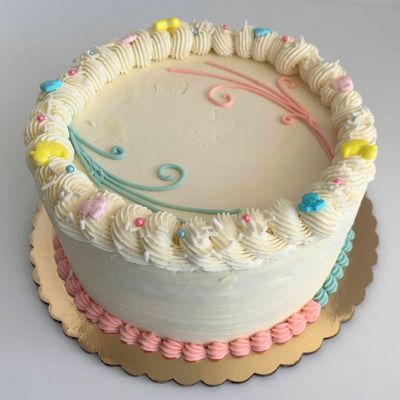 8" Gender Reveal Cake (Serves 12-28)