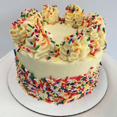 8" Dairy-Free SprinklePalooza Cake (Serves 12-28)