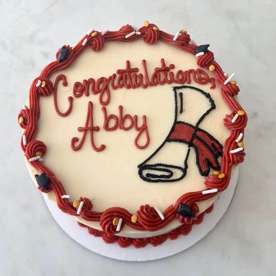10" Dairy-Free Graduation Cake (Serves 30-42)