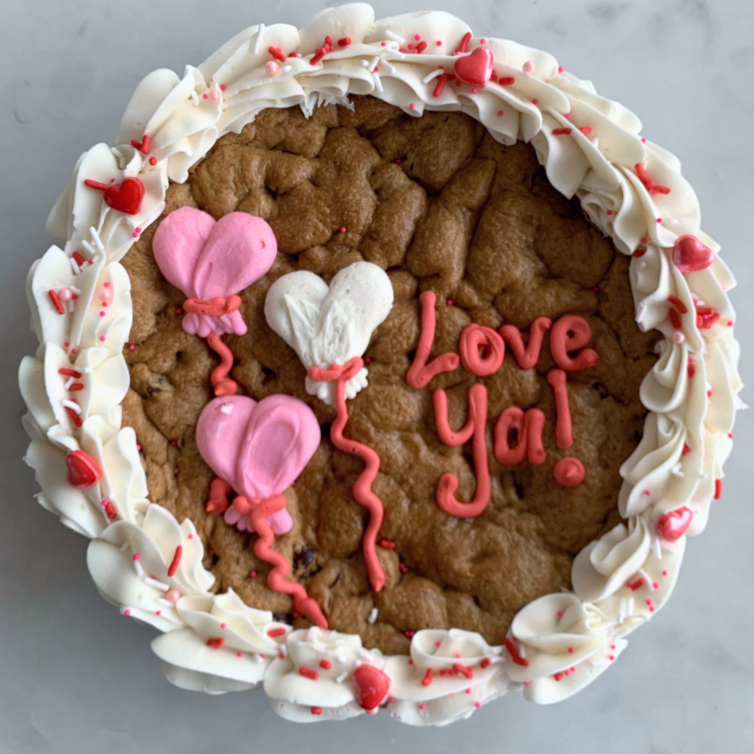 Valentine's Cookie Cake (DF available) (Feb Special) Valentine's Cookie Cake (DF available) (Feb Special)