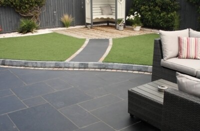 Classicstone Carbon Black Limestone – 24mm Calibrated (18.9m² Project Pack)