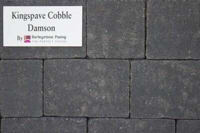 Kingspave Damson - 3 Size Cobble Block Paving (8m² Pack)