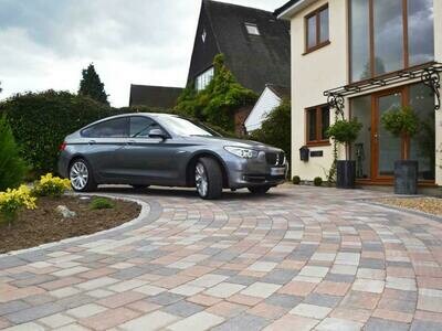 Kingspave Silver Grey - 3 Size Cobble Block Paving (8m² Pack)