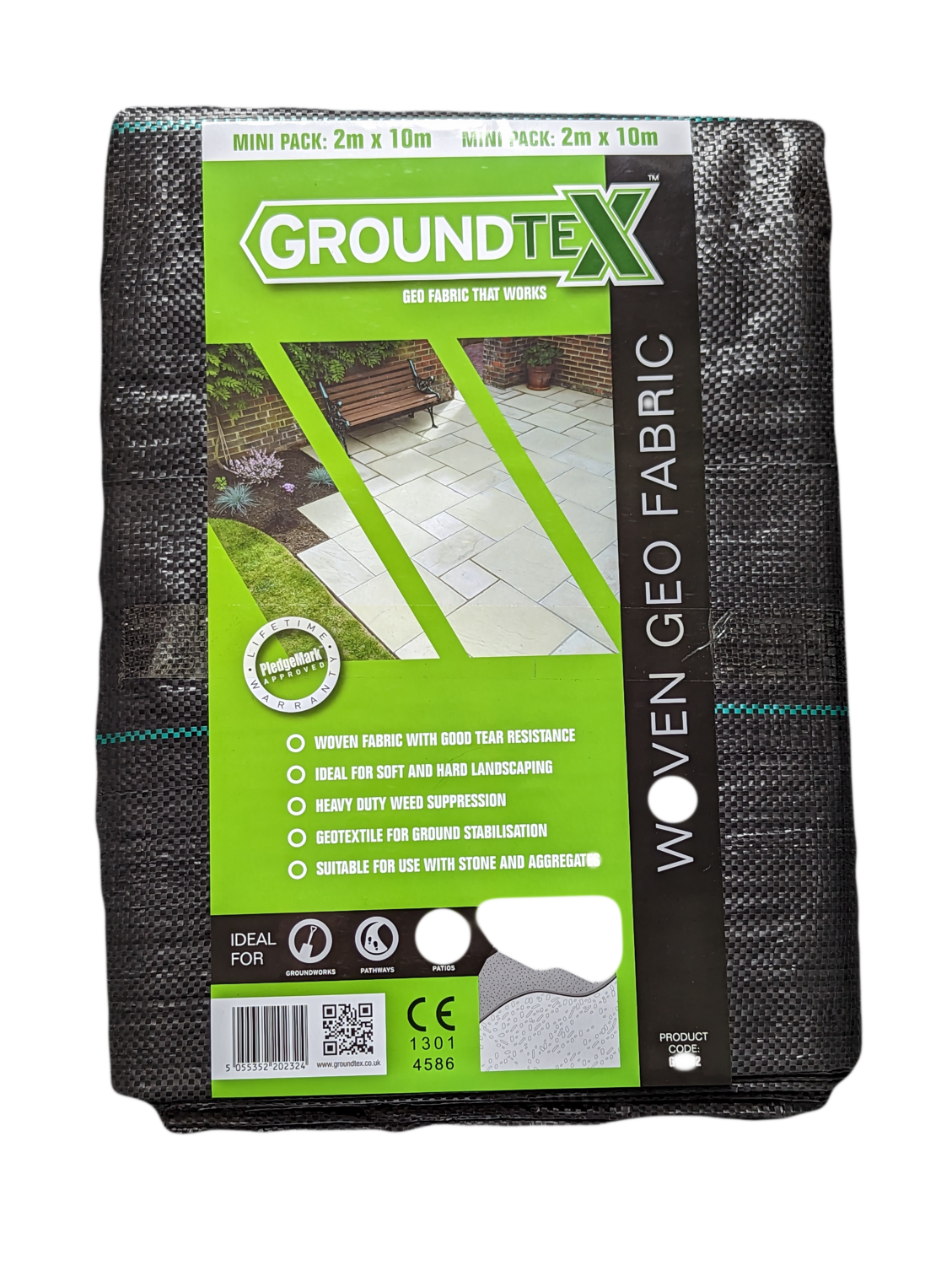 GroundTex Geo Fabric Groundsheet (2m x 10m)