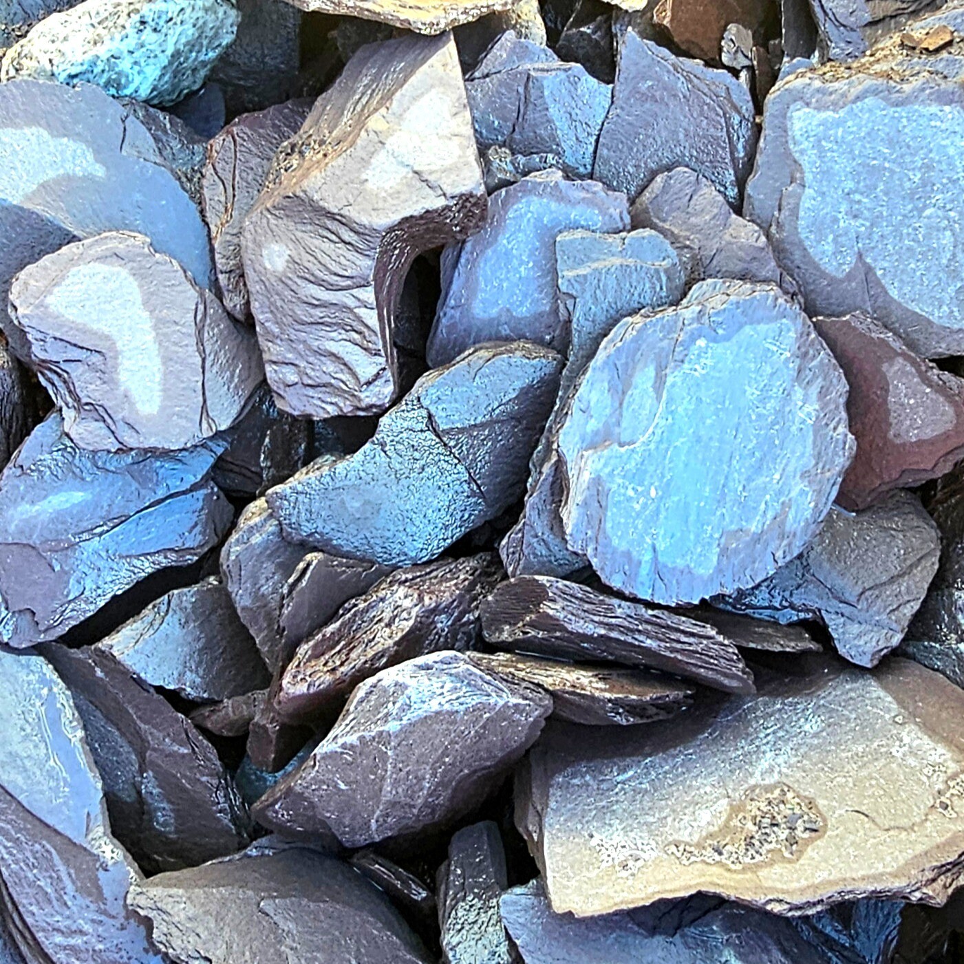 Plum Slate 40mm Bulk Bag Albany Aggregates