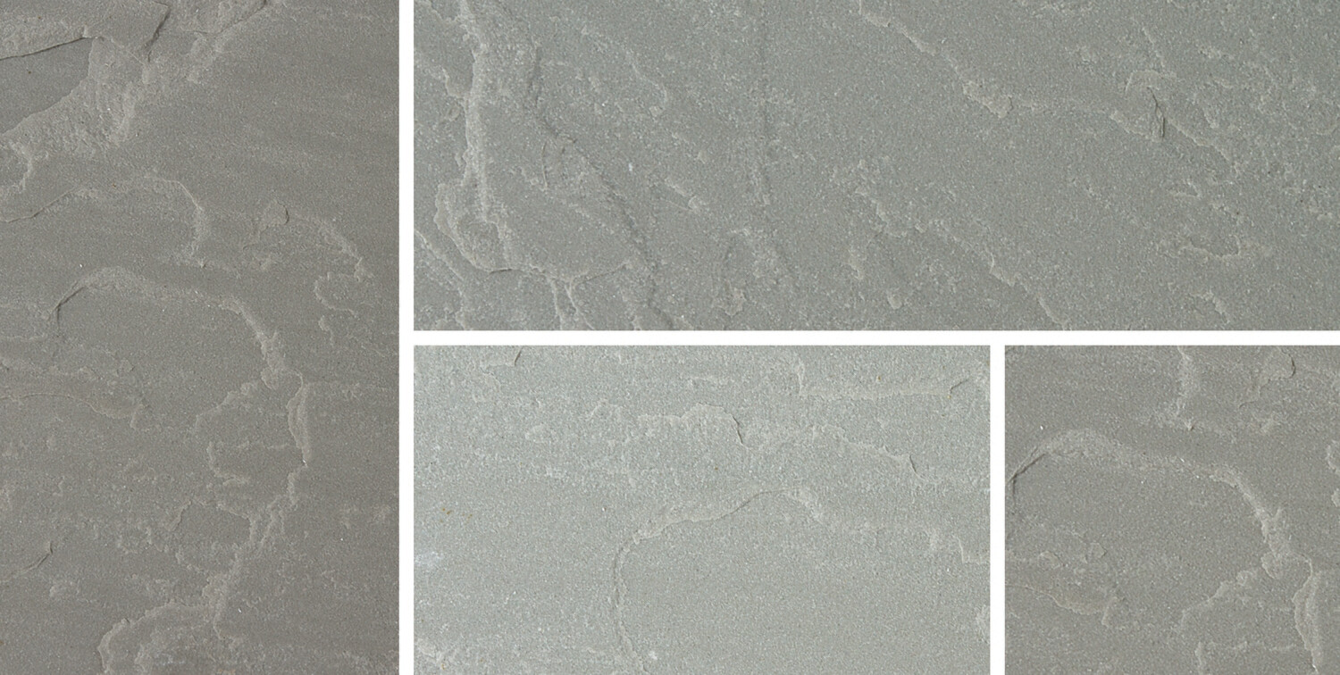 Bradstone Natural Sandstone - Silver Grey Project Pack (15.3m²)