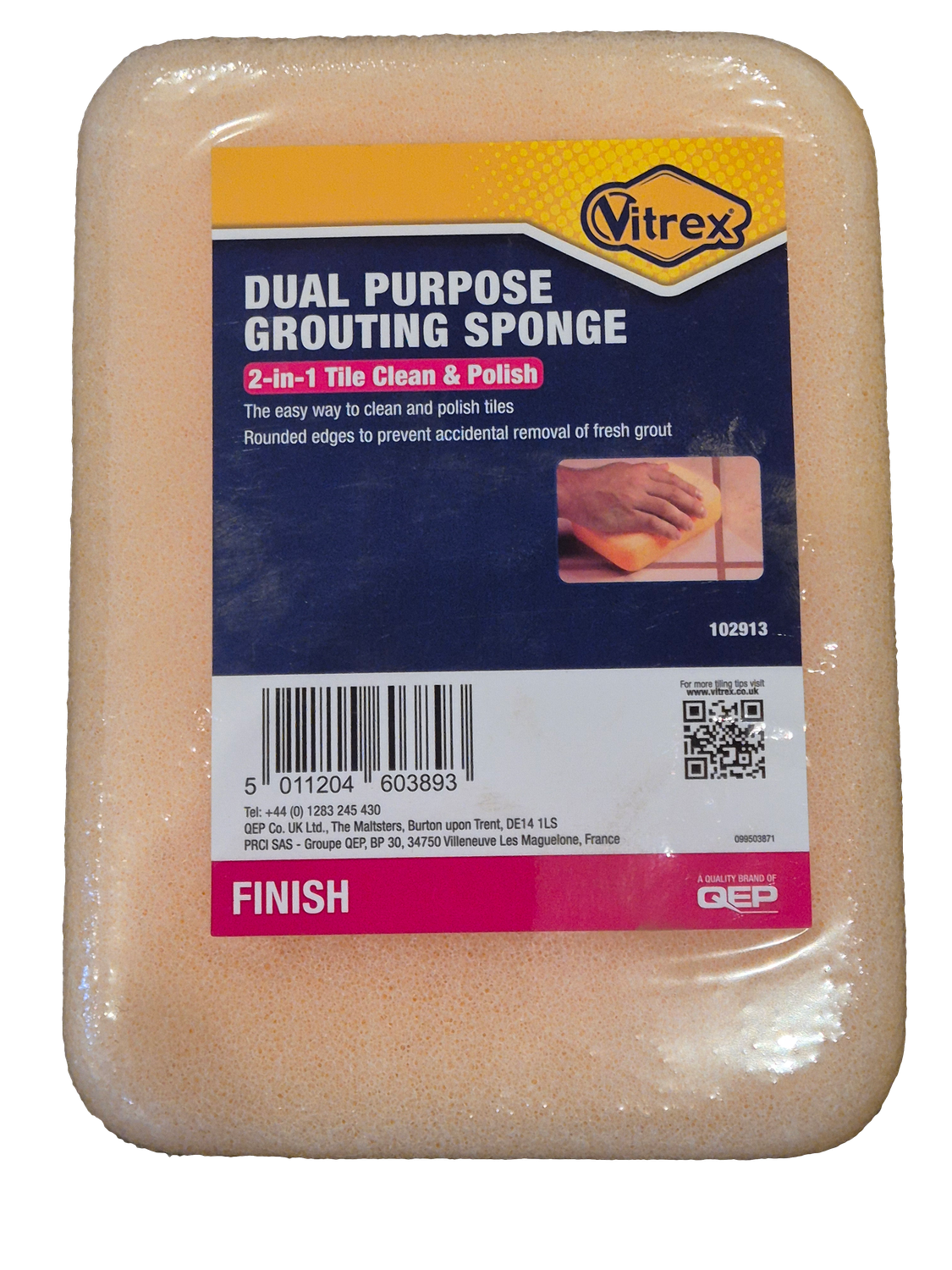 Vitrex Dual-Purpose Grouting Sponge