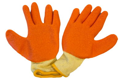 Latex Grip Gloves – Yellow/Orange (Size 10 XL) (Pair)