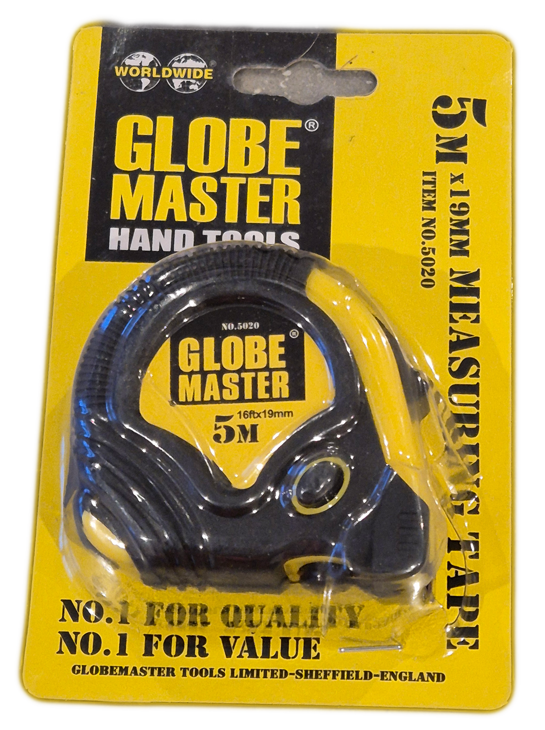 16ft/5m Tape Measure – Extra Wide Blade