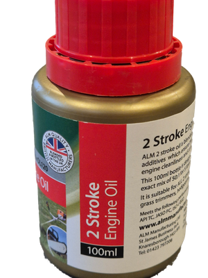 ALM OL120 Semi-Synthetic Low Smoke 2 Stroke Oil - 100ml