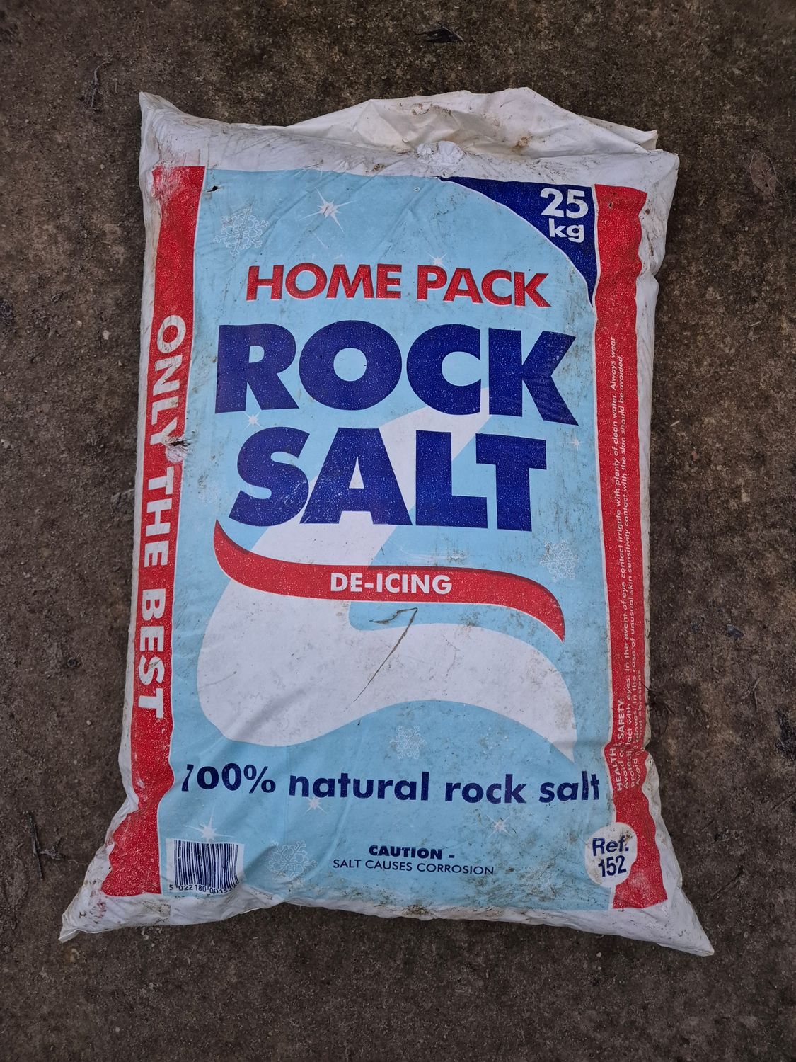 Homepack Rock Salt – 25KG Bag