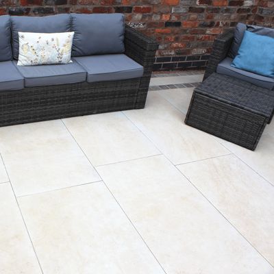 Traverta – Classic Cream Porcelain Paving 23.04m2