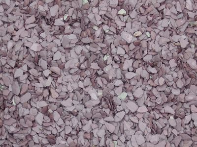 40mm Plum Slate Chippings - 20KG Bag
