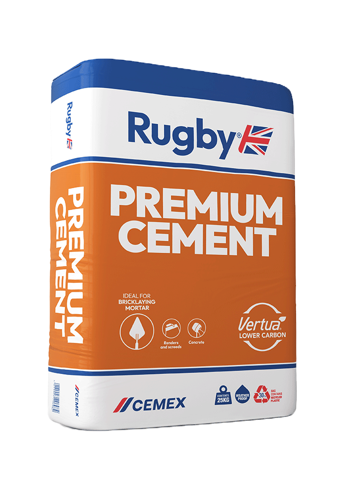 Cemex Rugby Premium Cement – 25kg Bag