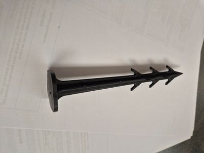 Extrafix plastic peg