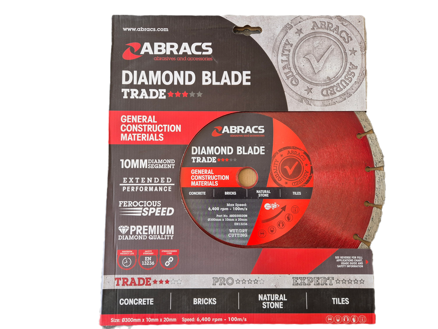 Abracs General Construction Materials Diamond Blade 300mm