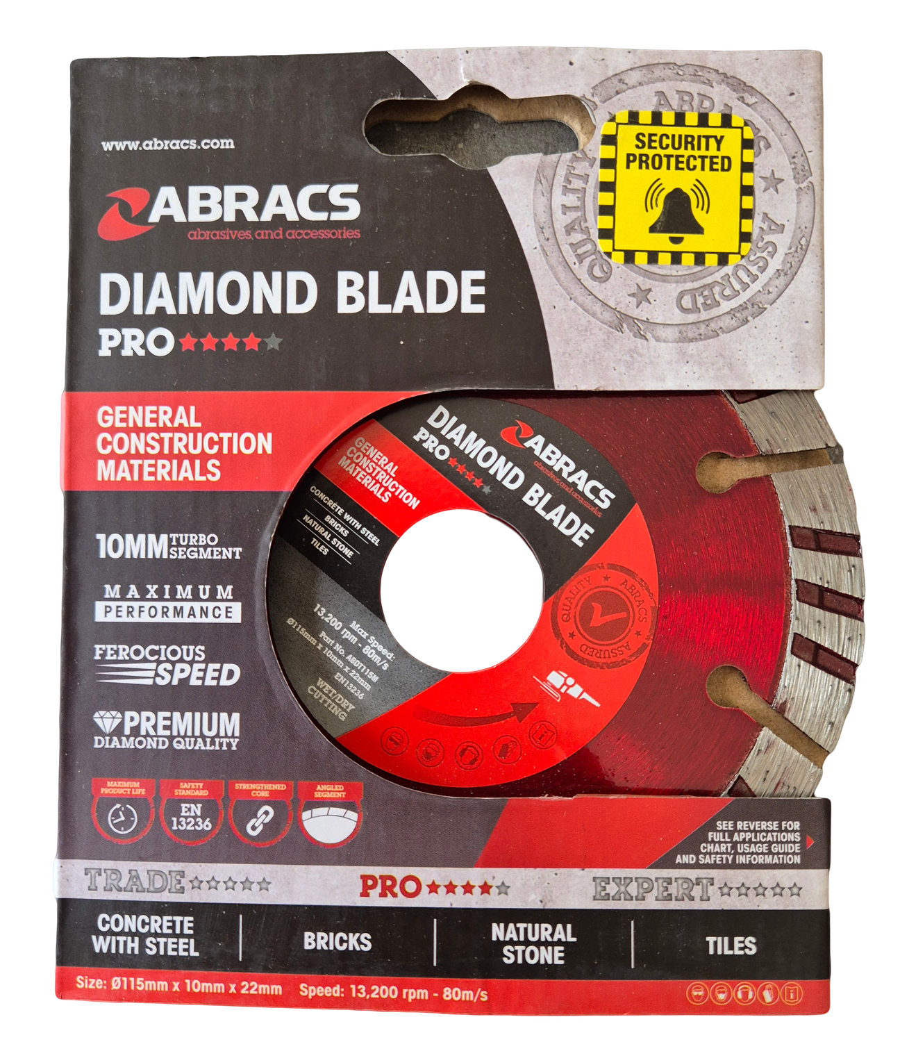 Abracs General Construction Materials Diamond Blade 115mm