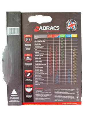 Abracs General Construction Materials Diamond Blade 115mm