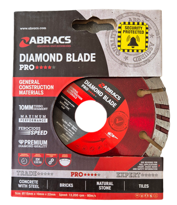 Abracs General Construction Materials Diamond Blade 115mm