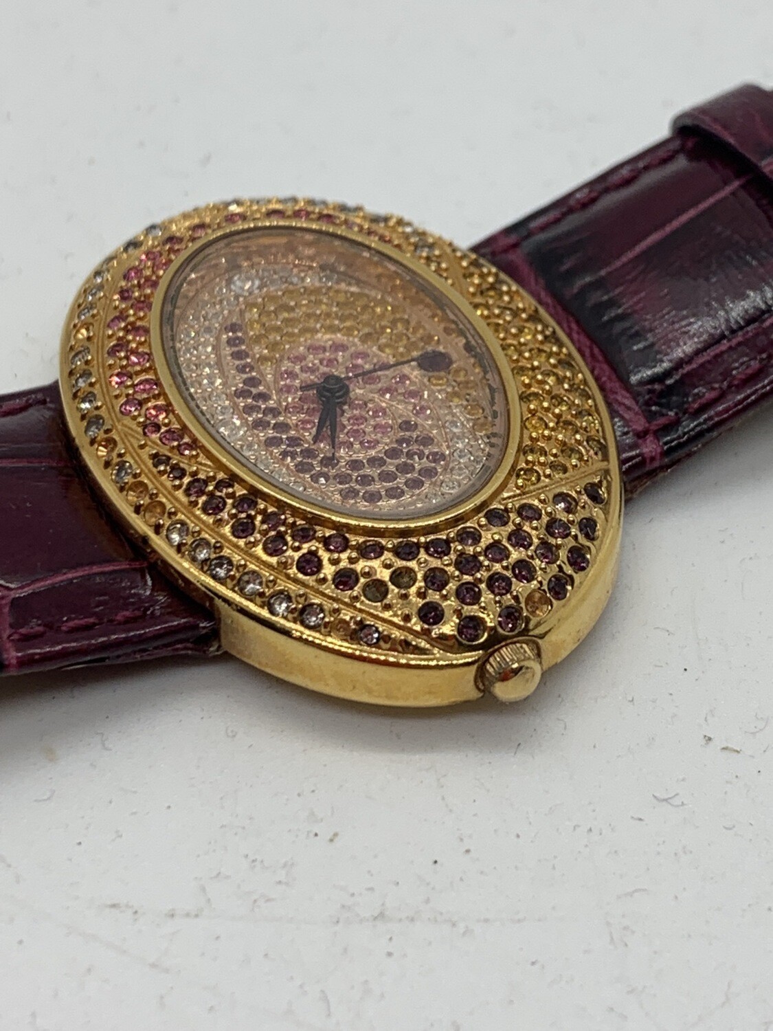 Susanne Summer Yellow Gold Plated Watch