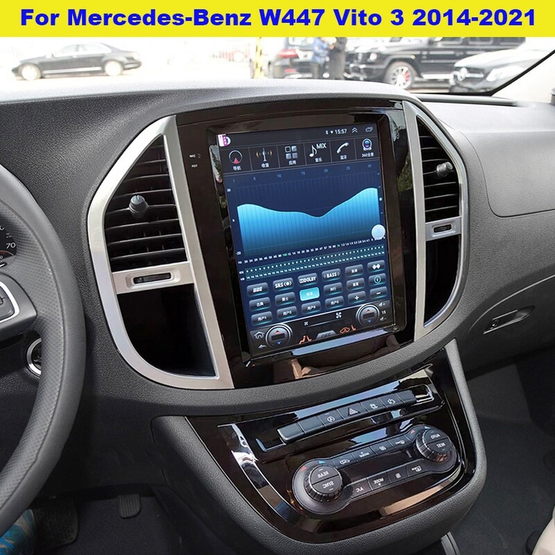 Mercedes Benz W447 Vito 3 2014-2021 Android Tesla Style Multimedia Player GPS Navigation