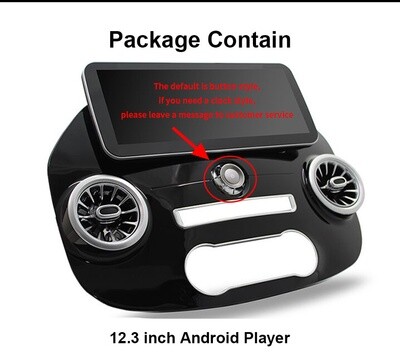 Android 12.3" Multimedia Player Carplay For Mercedes Vito 2014-2021