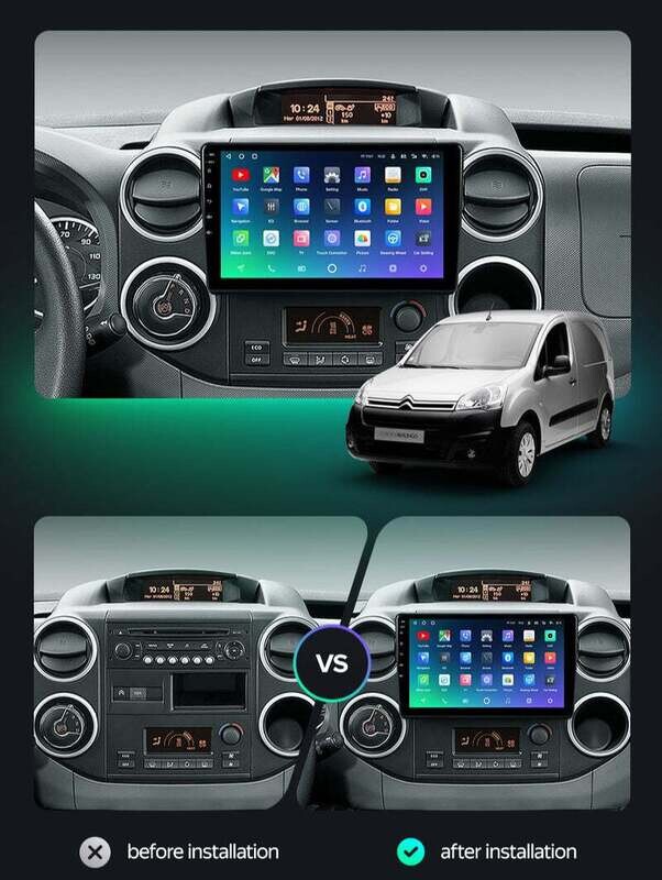 Android Multimedia Player For Citroen Berlingo 2 B9 2008-2018