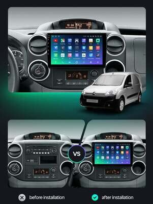 Android Multimedia Player For Citroen Berlingo 2 B9 2008-2018
